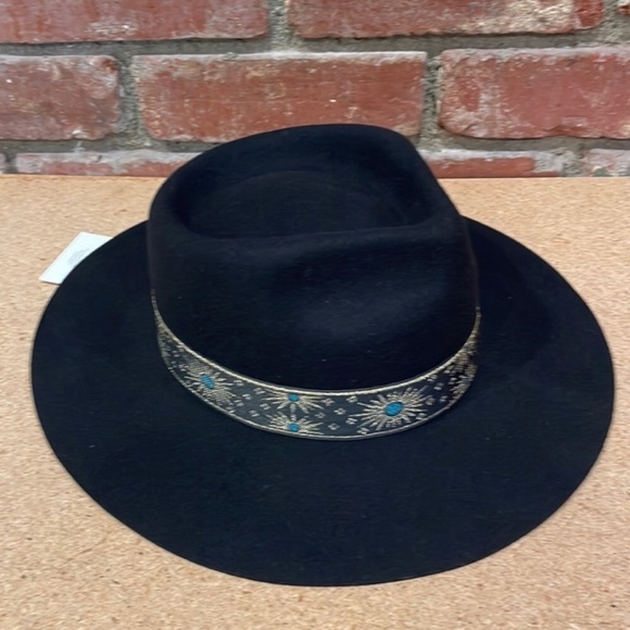 Lack of Color The Phoenix Vintage Ribbon Fedora in Black sz medium NWT - Picture 7 of 8